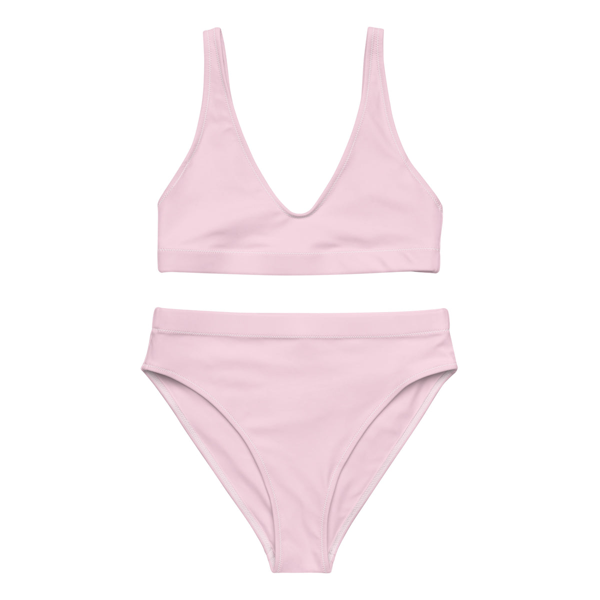 Pig Pink Upstormed High-Waisted Bikini