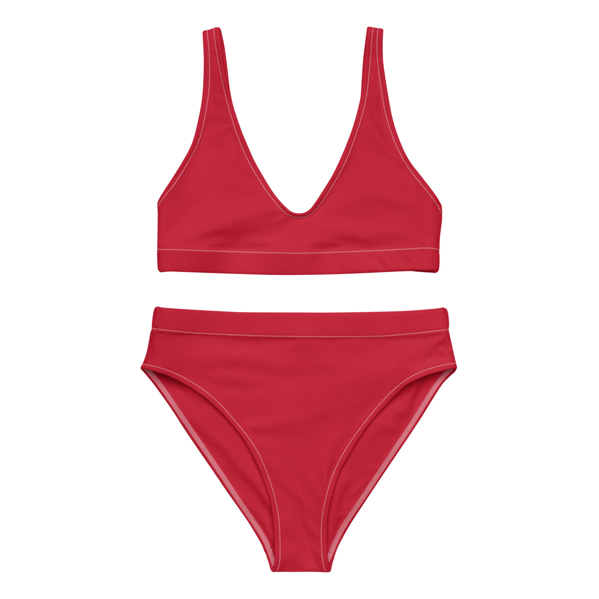 Red Upstormed High-Waisted Bikini