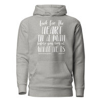 Look For The Heart In A Man Upstormed Hoodie