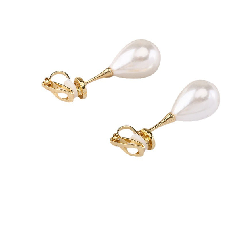 Simple Elegant Pearl Ear Clip Without Pierced Women