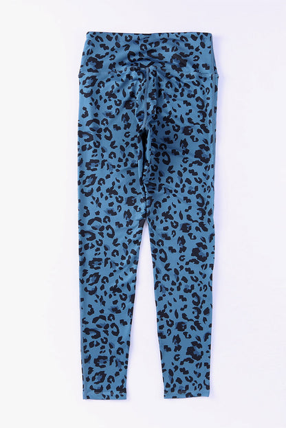 Leopard Print Wide Waistband Leggings – product image 7