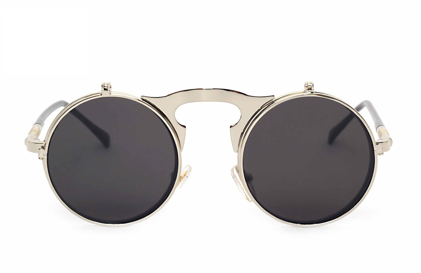 Retro Steampunk Flippable Design Sunglasses