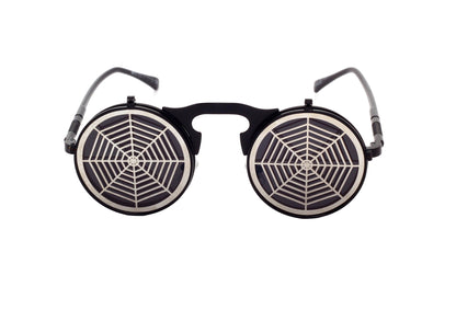 Retro Steampunk Flippable Design Sunglasses