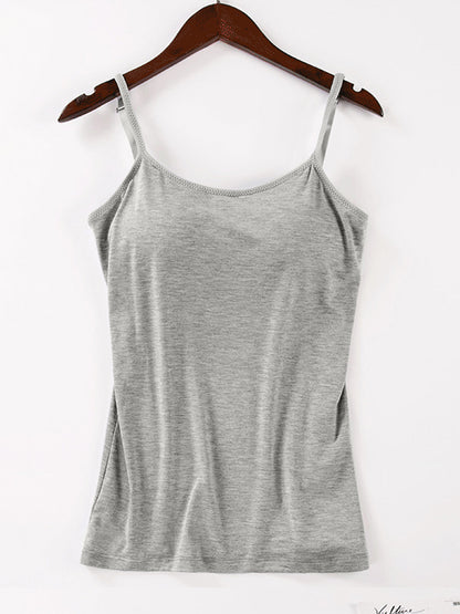 Scoop Neck Adjustable Strap Cami – product image 8