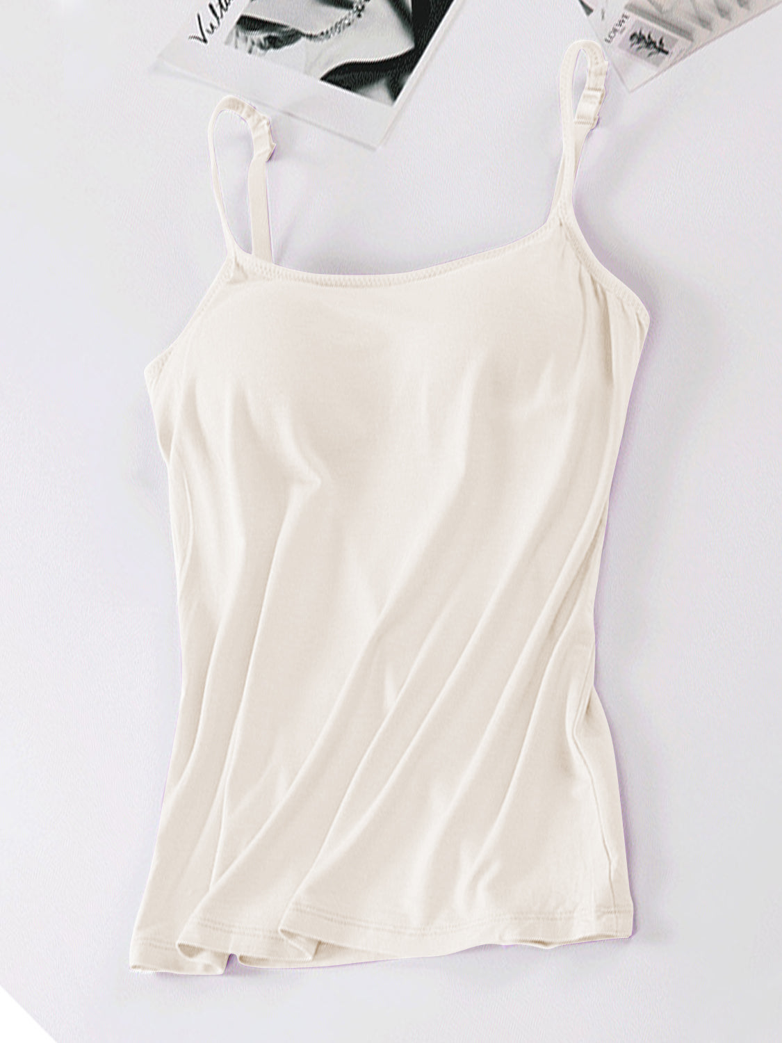 Scoop Neck Adjustable Strap Cami – product image 17