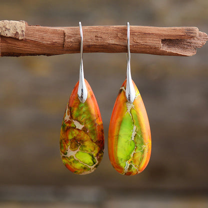 Pendant Earrings For Women Bohemian-style Multi-color Ear Accessories With A Chic Vibe