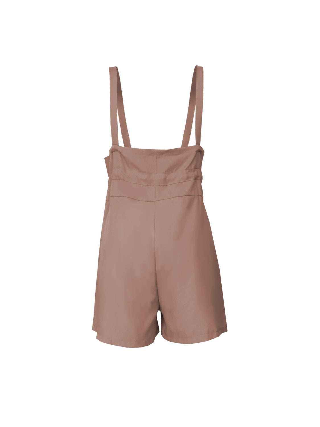 Drawstring Wide Strap Overalls with Pockets – product image 6