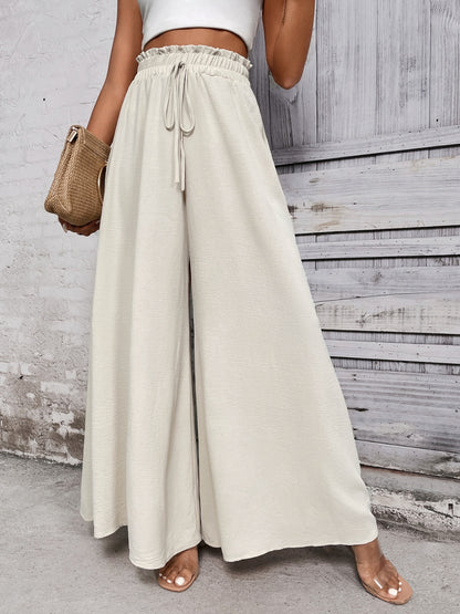 Tied High Waist Wide Leg Pants – product image 1