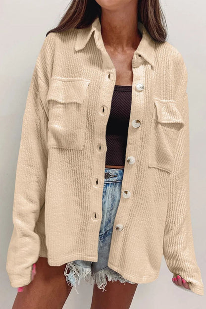 Button Up Long Sleeve Shacket – product image 11