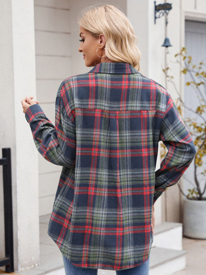 Plaid Button Up Long Sleeve Shirt – product image 12