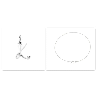 DIY Letter Pendant Necklace Accessories