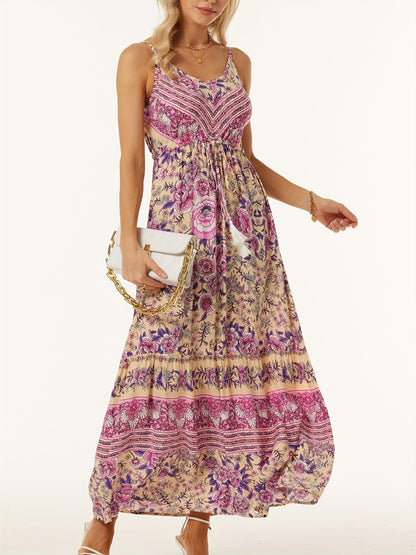 Printed Scoop Neck Midi Cami Dress – product image 5