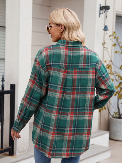 Plaid Button Up Long Sleeve Shirt – product image 2