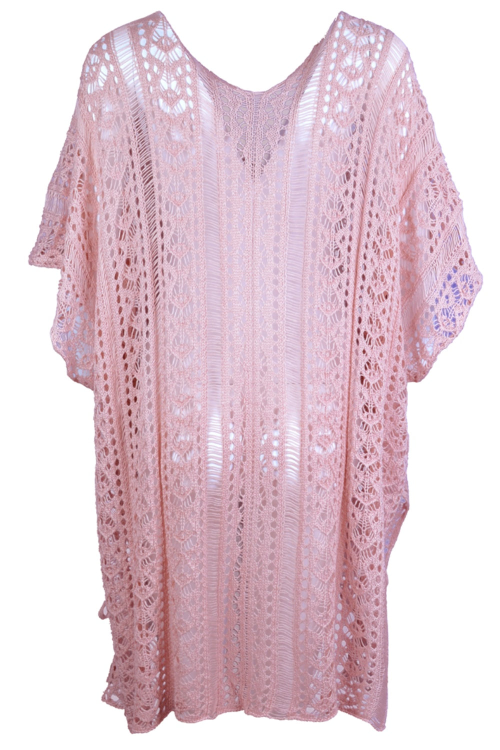 Cutout V-Neck Cover-Up with Tassel – product image 36