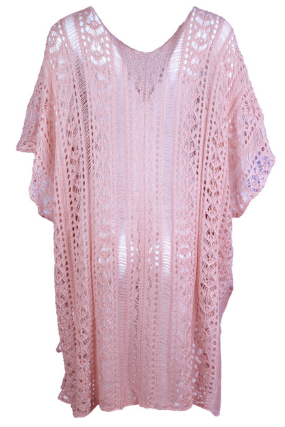 Cutout V-Neck Cover-Up with Tassel – product image 36