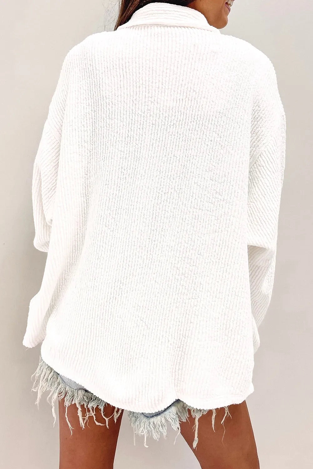 Button Up Long Sleeve Shacket – product image 2
