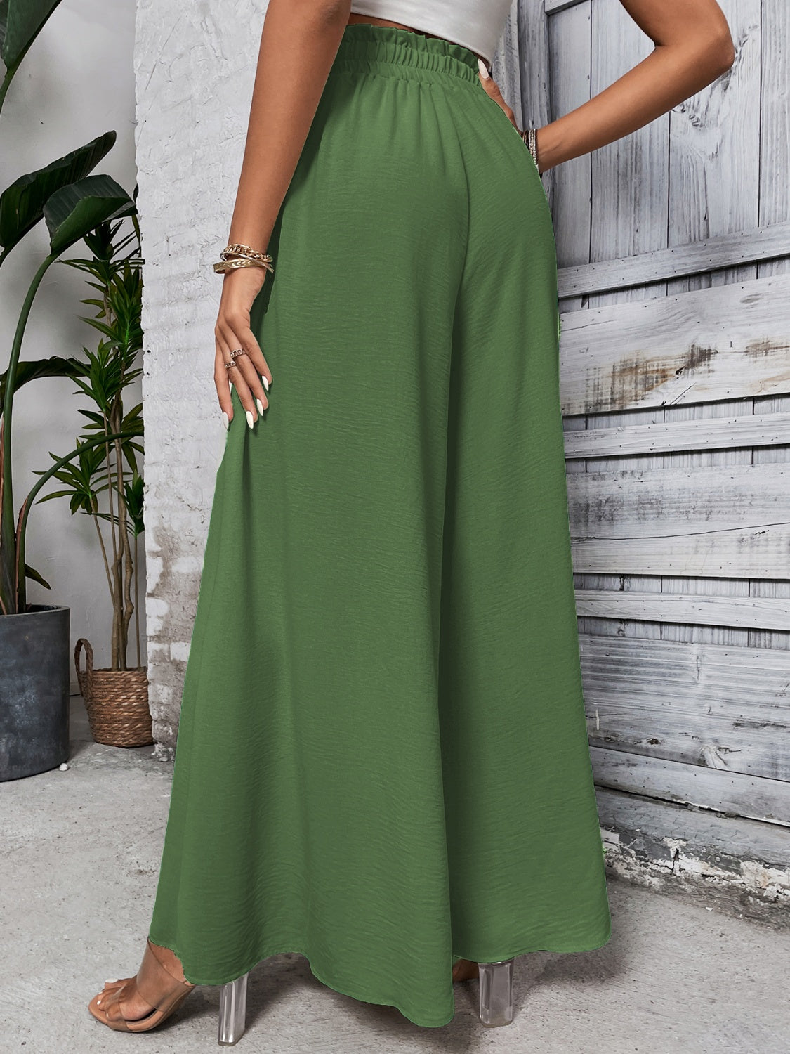 Tied High Waist Wide Leg Pants – product image 16