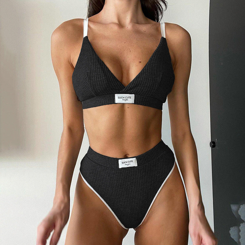 Casual Sports Letter Print Embroidery Fashion Suit