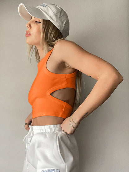 Cutout Round Neck Tank – product image 12
