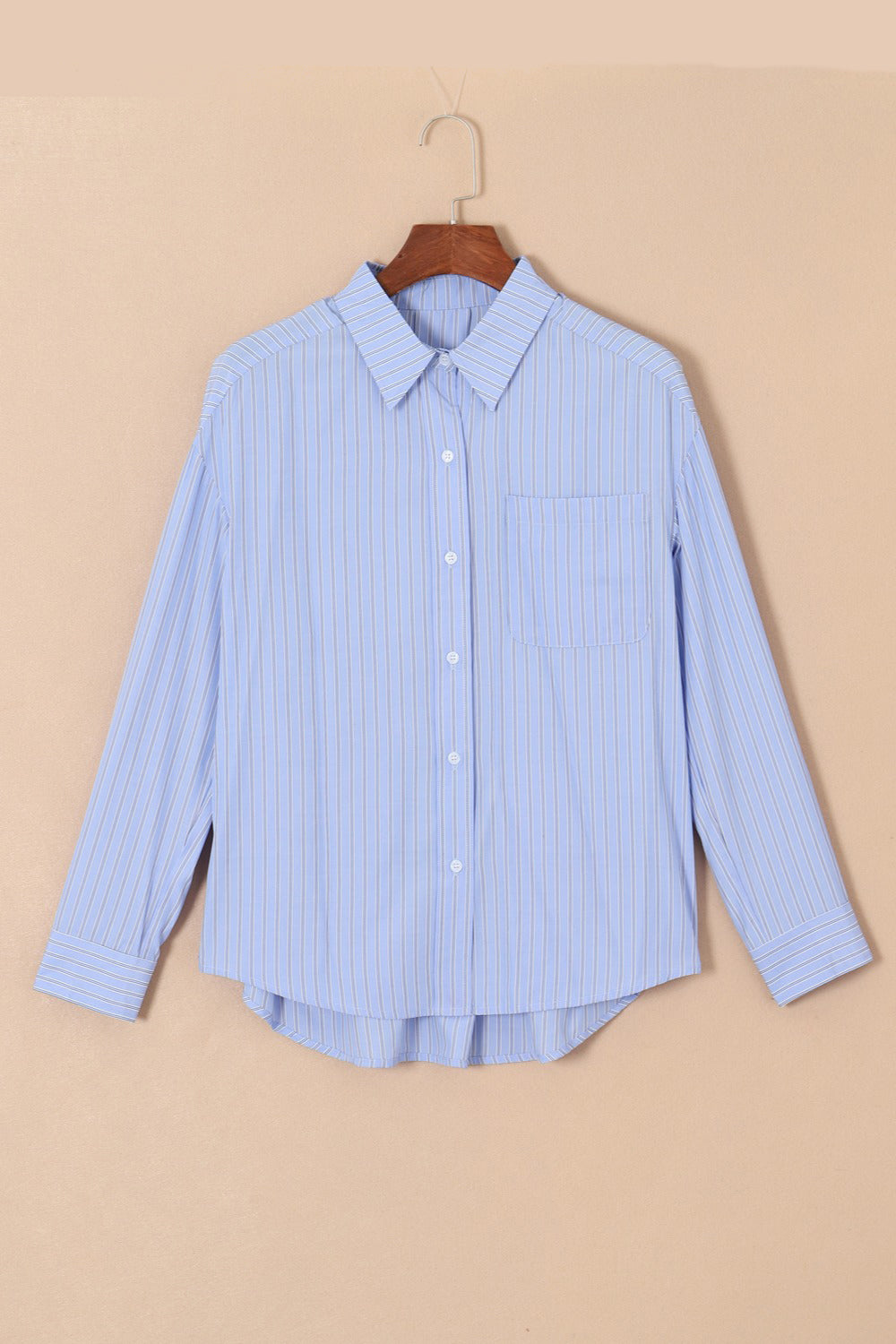 Striped Button Up Long Sleeve Shirt – product image 5