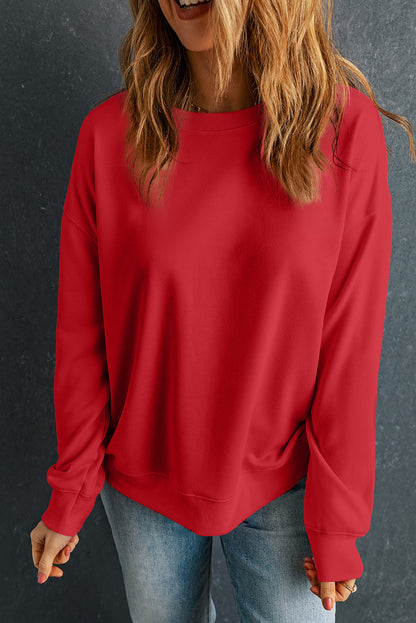Round Neck Dropped Shoulder Sweatshirt – product image 16