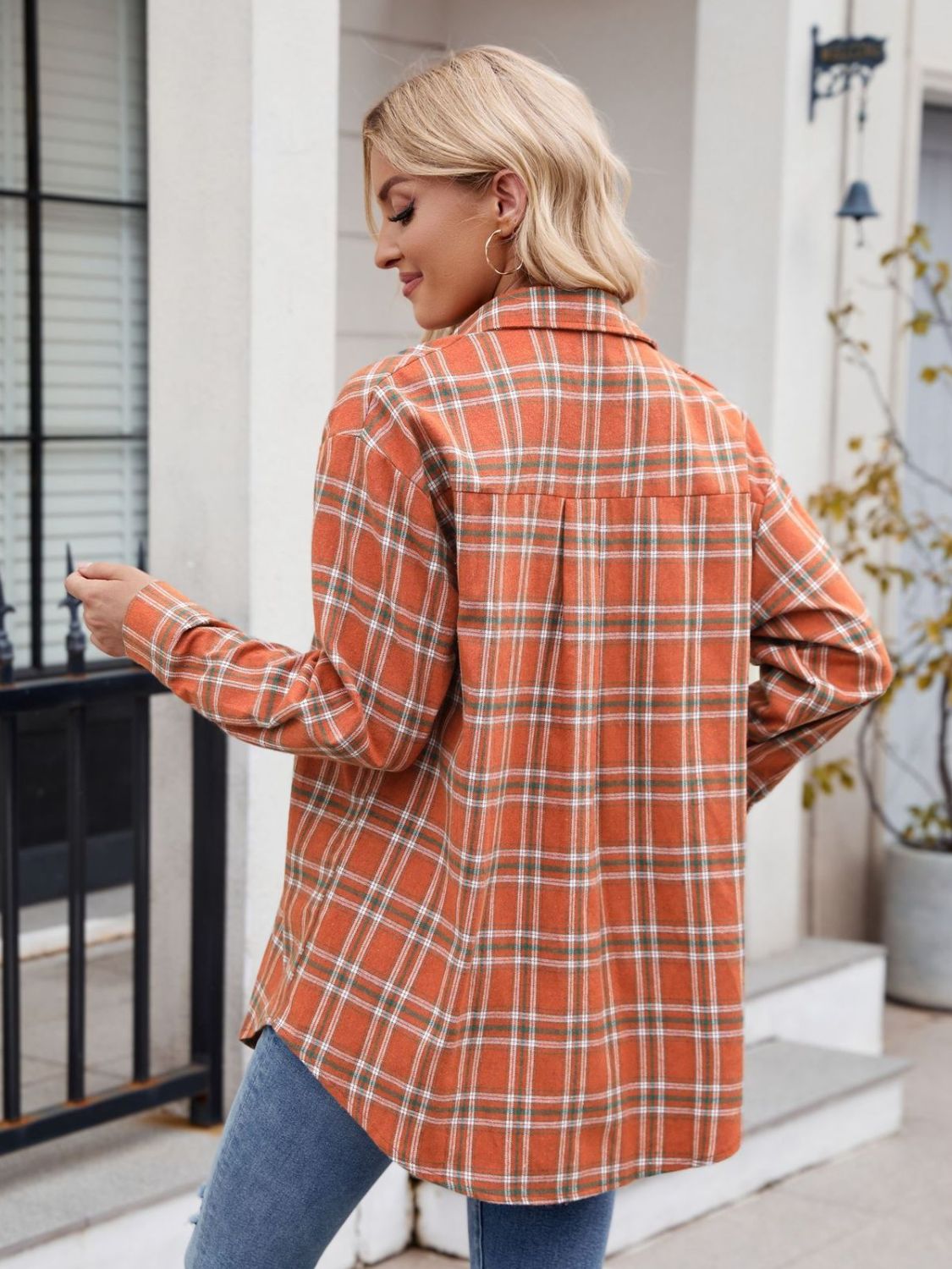 Plaid Button Up Long Sleeve Shirt – product image 15