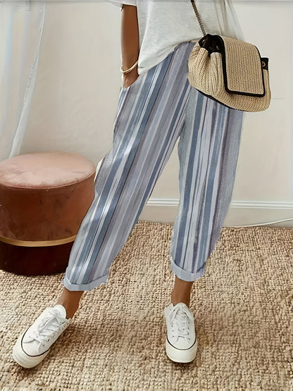 Striped Pants with Pockets – product image 4