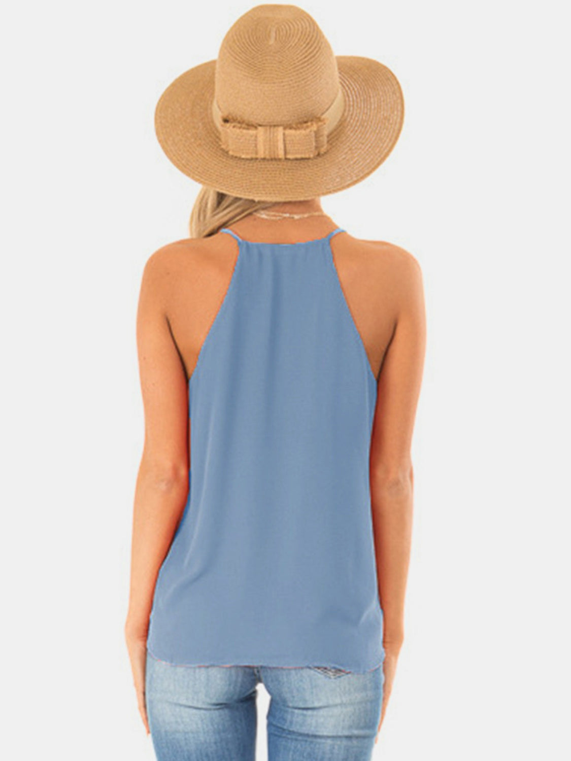 Full Size Surplice Spaghetti Strap Top – product image 6