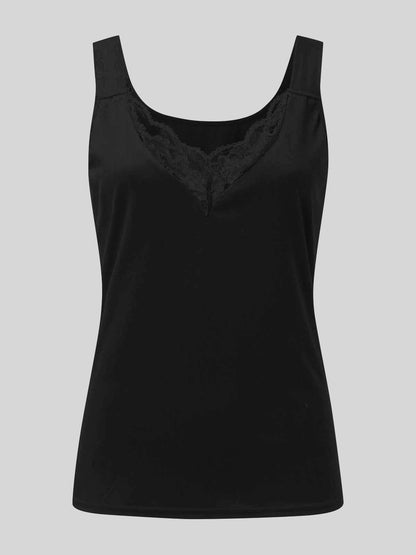 Full Size Lace Detail Sweetheart Neck Tank – product image 8
