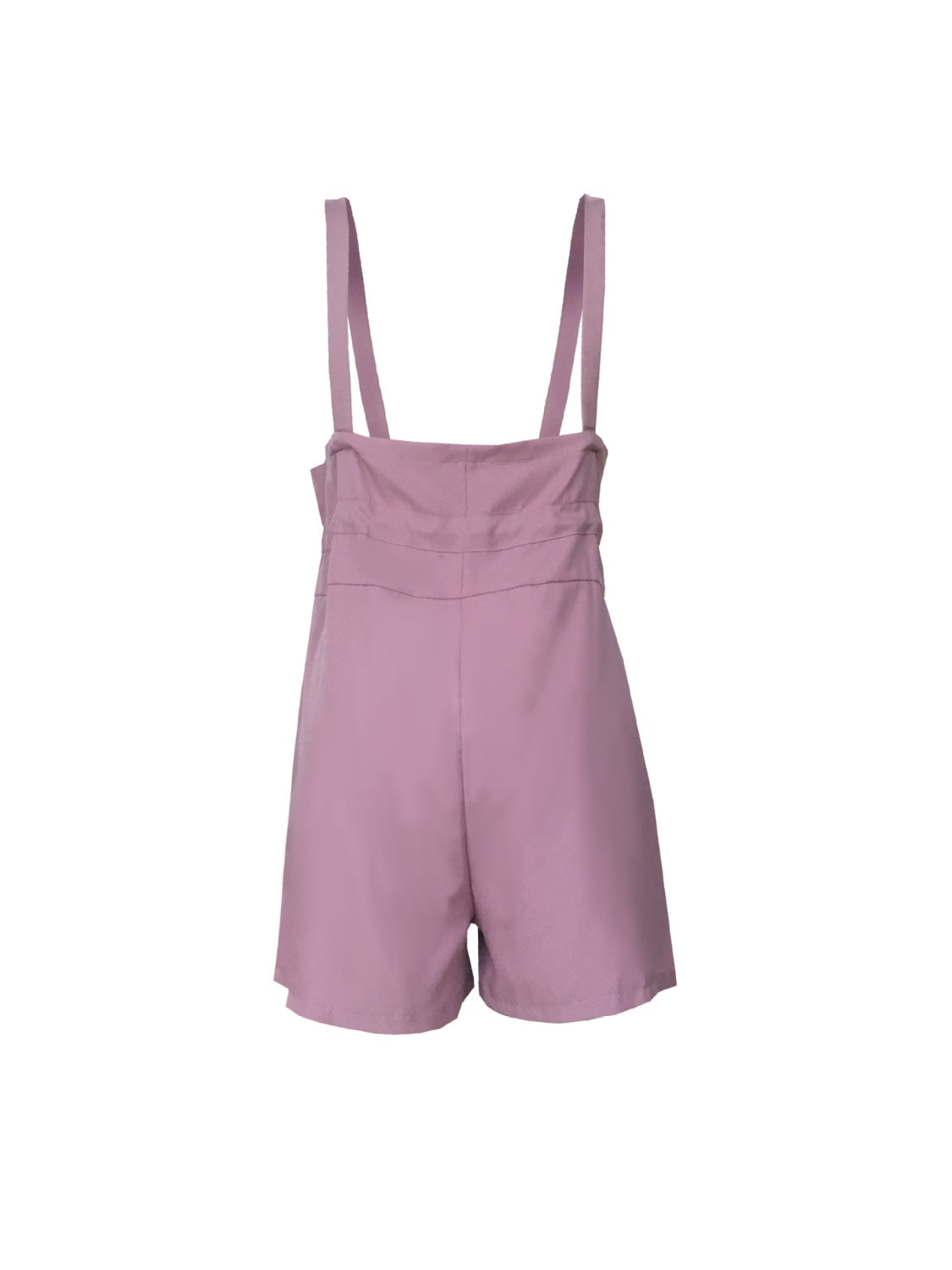 Drawstring Wide Strap Overalls with Pockets – product image 10