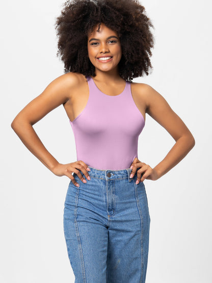 Full Size Round Neck Wide Strap Bodysuit – product image 9
