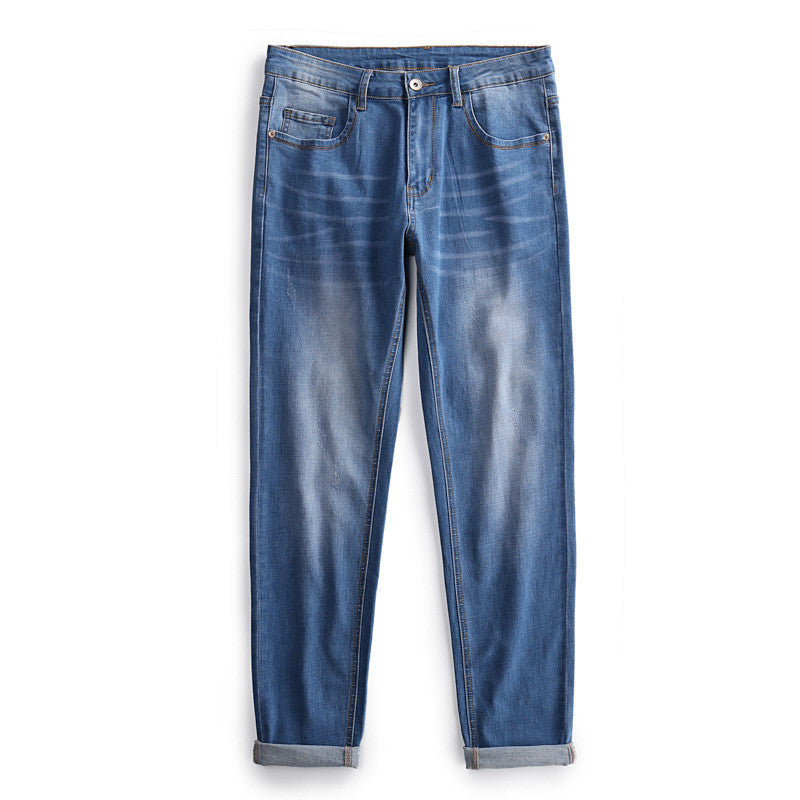 Lightweight Summer Men's Loose Straight Leg Jeans