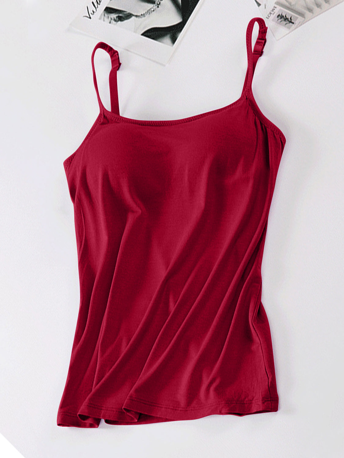 Scoop Neck Adjustable Strap Cami – product image 20