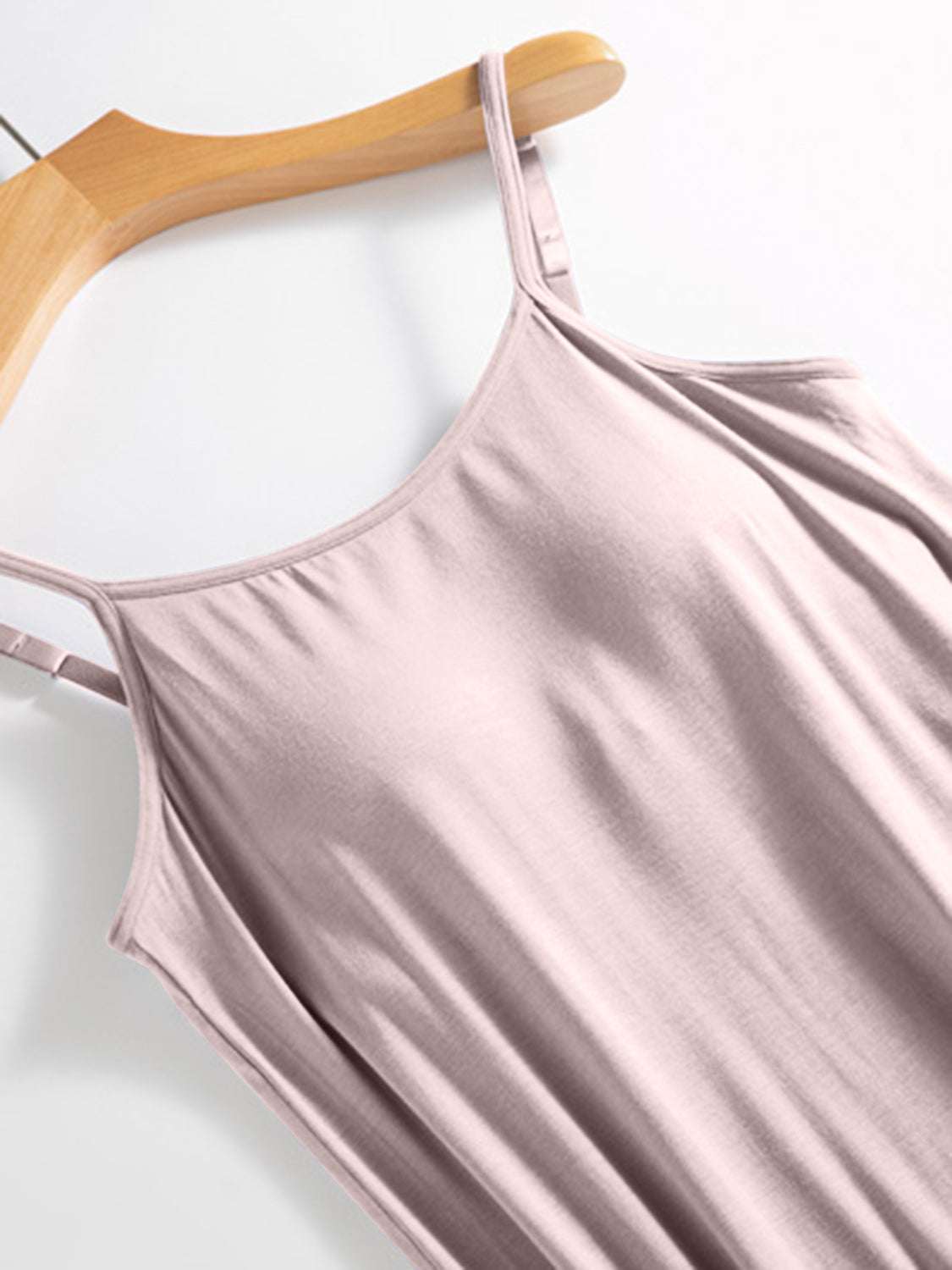 Scoop Neck Midi Cami Dress with Bra – product image 10