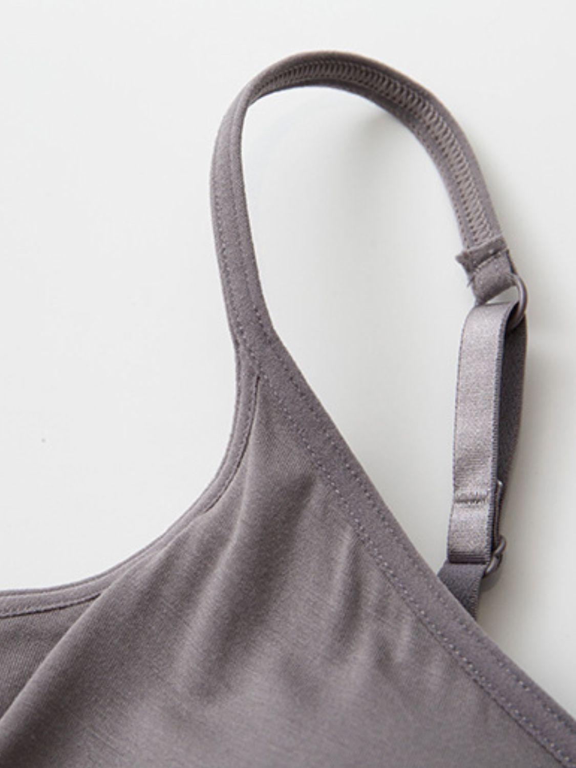 Full Size Adjustable Strap Modal Cami with Bra – product image 4
