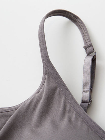 Full Size Adjustable Strap Modal Cami with Bra – product image 4