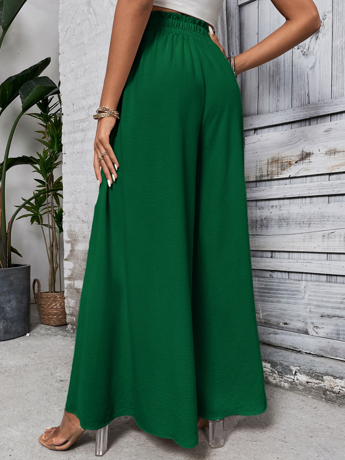Tied High Waist Wide Leg Pants – product image 21