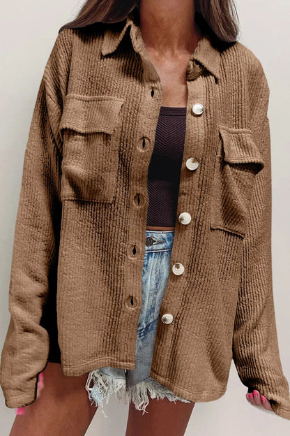 Button Up Long Sleeve Shacket – product image 8