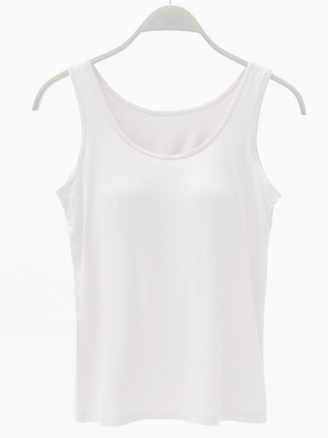 Full Size Wide Strap Modal Tank with Bra – product image 10
