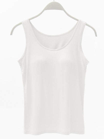 Full Size Wide Strap Modal Tank with Bra – product image 10
