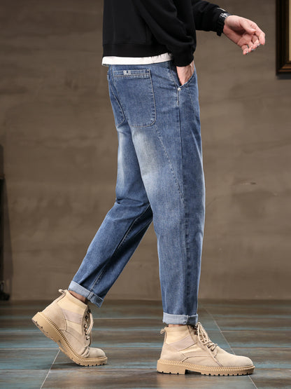 Lightweight Summer Men's Loose Straight Leg Jeans