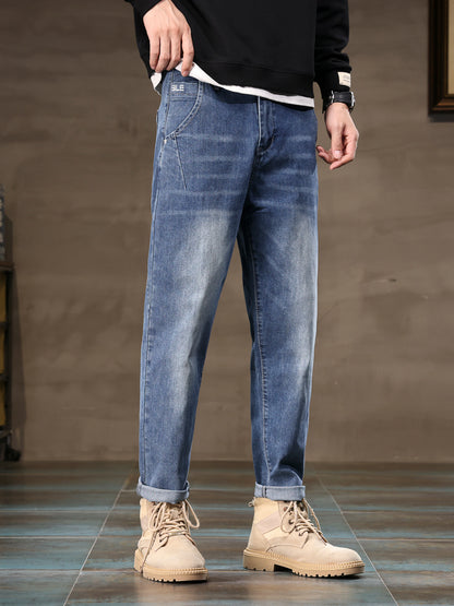 Lightweight Summer Men's Loose Straight Leg Jeans