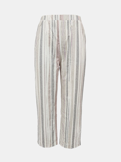 Striped Pants with Pockets – product image 3