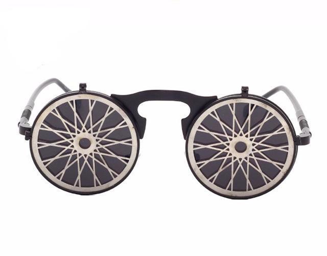 Retro Steampunk Flippable Design Sunglasses
