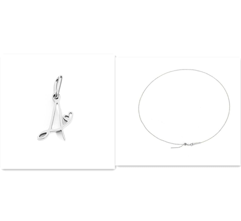 DIY Letter Pendant Necklace Accessories