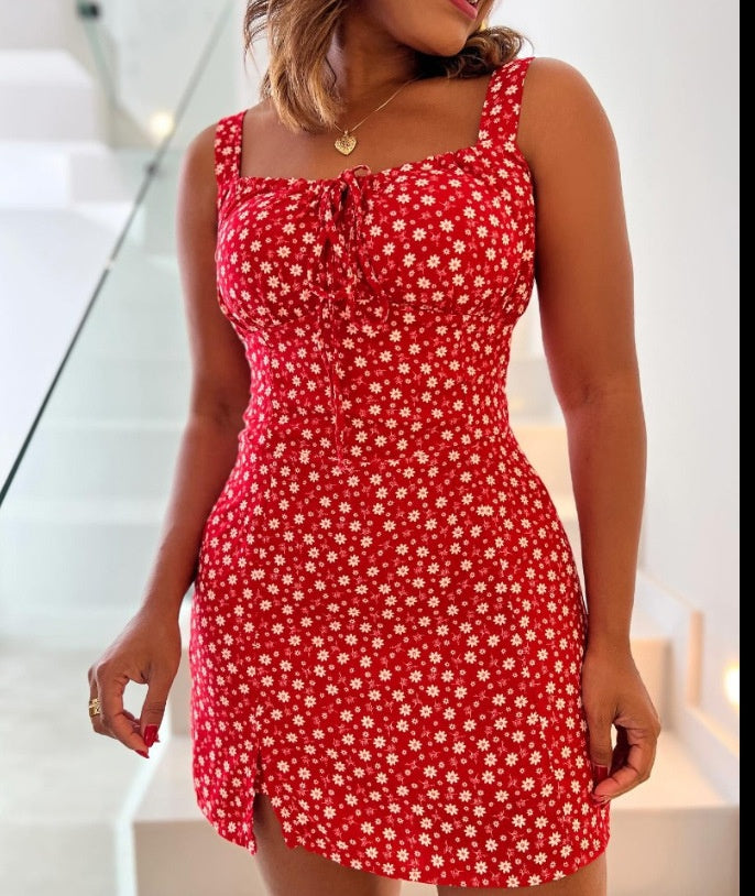 Fashionable Sexy Floral Print Jumpsuit