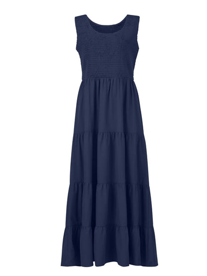 Tiered Smocked Wide Strap Dress – product image 20
