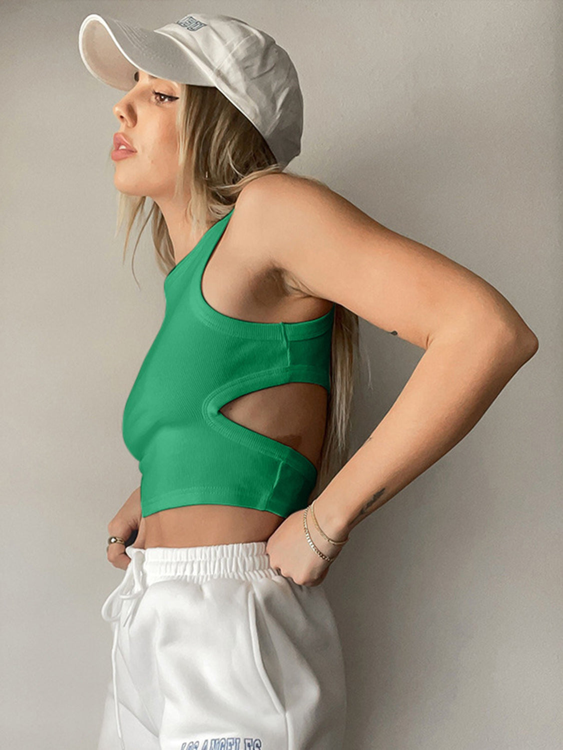 Cutout Round Neck Tank – product image 21