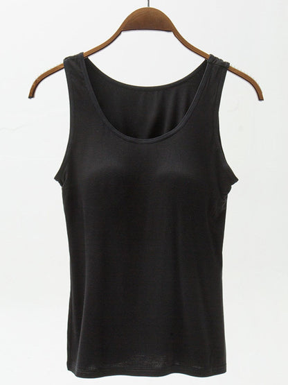 Full Size Wide Strap Modal Tank with Bra – product image 6