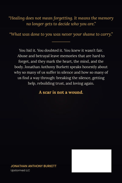 Abuse and Betrayal by Jonathan Anthony Burkett, back cover